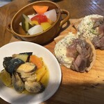 ベクタービア 新宿御苑前駅店 - 本日の前菜3種盛り