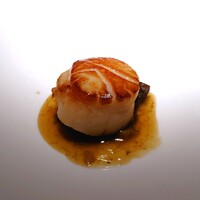 ニセコ羊蹄の宿 楽 水山 - 夕食：帆立貝 茸コンソメ