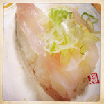 廻転寿司弁慶 - カワハギ130円