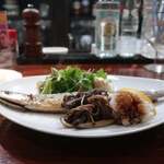 ミスティー オーパース - 秋刀魚のオーブン焼き　キノコソテー＆おろし添え