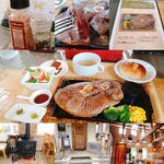 シカ肉レストラン あぷかの森 - ワンポンドステーキ