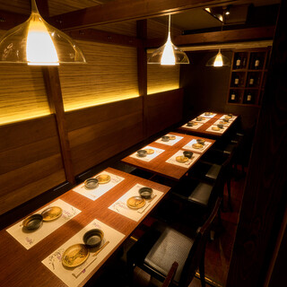 全席禁煙・個室/半個室でご案内♪