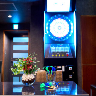 ダーツやビンゴ。パーティーシーンに最適な設備・サービスが充実