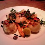 ホタテとレンコンのグリエ