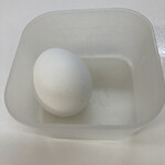 一九ラーメン - サービスの茹でたまごが残っててラッキー ♡