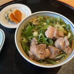 八起庵 - 【食事】　名物　鴨なんば