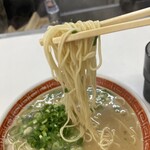 一九ラーメン - 中細麺は正にカタ指定通り！