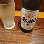 おにおん - 瓶ビールはアサヒでした