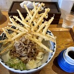 増田うどん - 増田肉ぶっかけ（冷）＋ごぼ天