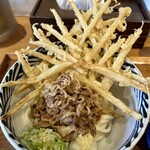 増田うどん - 増田肉ぶっかけ（冷）＋ごぼ天