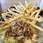 増田うどん - 増田肉ぶっかけ（冷）＋ごぼ天