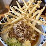 増田うどん - 増田肉ぶっかけ（冷）＋ごぼ天