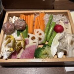 羊と饂飩 - 野菜・キノコ