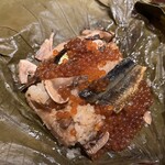南方中華料理 南三 - さんまと松茸のおこわ
