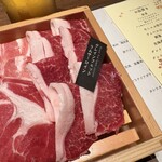 羊と饂飩 - ラムしゃぶ（グレインフェッド ラムサーロイン）