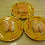 Sushi ro - 好物のサーモン3種！