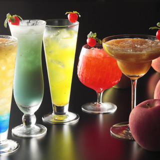 Over 500 types of all-you-can-drink cocktails made by professional bartenders♪