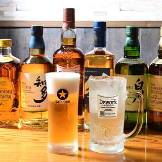多彩なお酒をご用意しております。