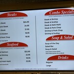 Steak & Fish Company - メニュー