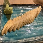 金の餃子酒場 - 長芋わさび醤油漬け