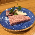 320418461 - 熊本の天草黒牛サーロインステーキ