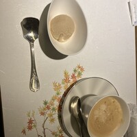 鉄板焼 葵 - デザート。連れが1人昨日がお誕生日で急遽お誕生日のアレンジにしてくださいました。気が利く✨嬉しかったです。その写真はなくてごめんなさい。