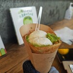 クレープ えんどう - ずんだ生クリーム