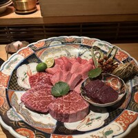 大皿焼肉 老中 - 大皿焼肉 老中最上盛り