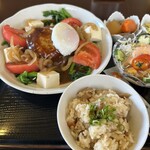 蒼の月 - トーフハンバーグ