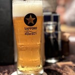 鶏けん - 先ずは生ビール