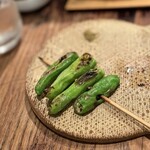 鶏けん - ししとう