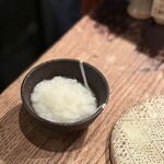 鶏けん - 大根おろし。おかわりOK￼