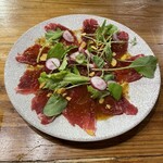 島イタリアン en - 西表島イノシシのカルパッチョ