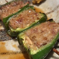 鳥茂 - ピーマンの肉詰め