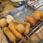 元祖串かつ だるま - ジャンジャンセット