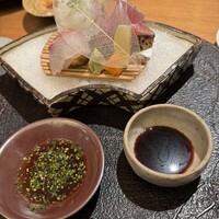 銀座ろくさん亭 - 刺し盛りは銘々盛りで。