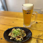 博多珍珍 - ビールORハイｂ－ルセット(選べるおつまみセット）