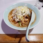 六文銭らーめん - 六文銭らーめん
みそらーめん
＋焼き肉、白髪ねぎ