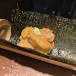 鮨 惣五郎 - うに手巻き