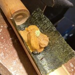 鮨 惣五郎 - うに手巻き