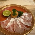 ふじ原 - 鯛のうすづくり