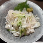 スタミナ焼肉 肉ですみだ - 白センマイ刺し(独自製法)