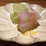 トムクリオーザ - 甘鯛　青リンゴ　オリーブオイル