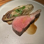 トムクリオーザ - ラム肉　炭火焼き　チコリー