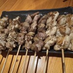 天鶏 - てばトロ、ハラミ、親もも