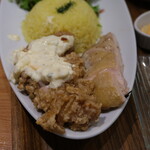 SETOUCHI檸檬食堂 - コンビプレート 980円 の鶏の檸檬マリネ焼き、チキン南蛮