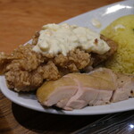 SETOUCHI檸檬食堂 - コンビプレート 980円 の鶏の檸檬マリネ焼き、チキン南蛮