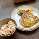 バルバルキッチンアメリ - ランチ：マンゴーチキンステーキ(¥1,400)
