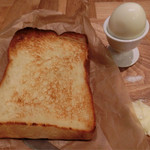 NEIGHBORS BRUNCH - トーストは、ふっくら♡ ゆで卵は、ひんやり☆