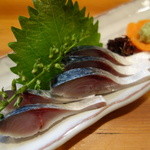 小魚料理 とみ助 - 〆鯖。今年度最高！